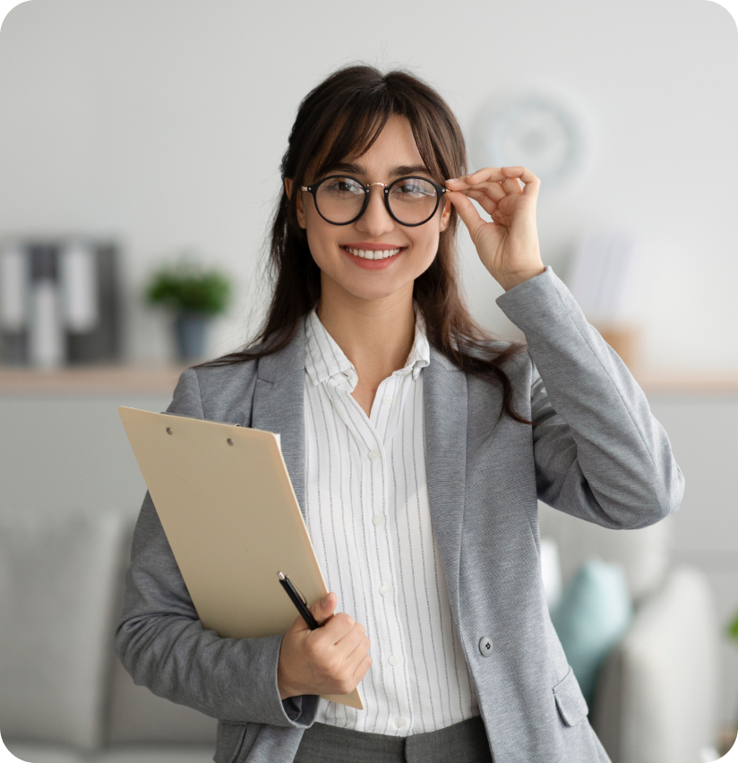 Profesional sonriente